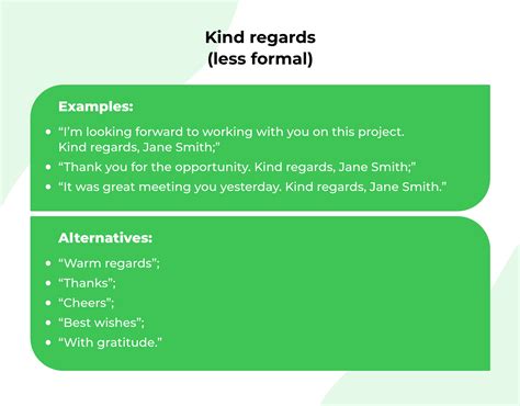 synonyms for best regards|Best Regards and Other Ways To End an Email .